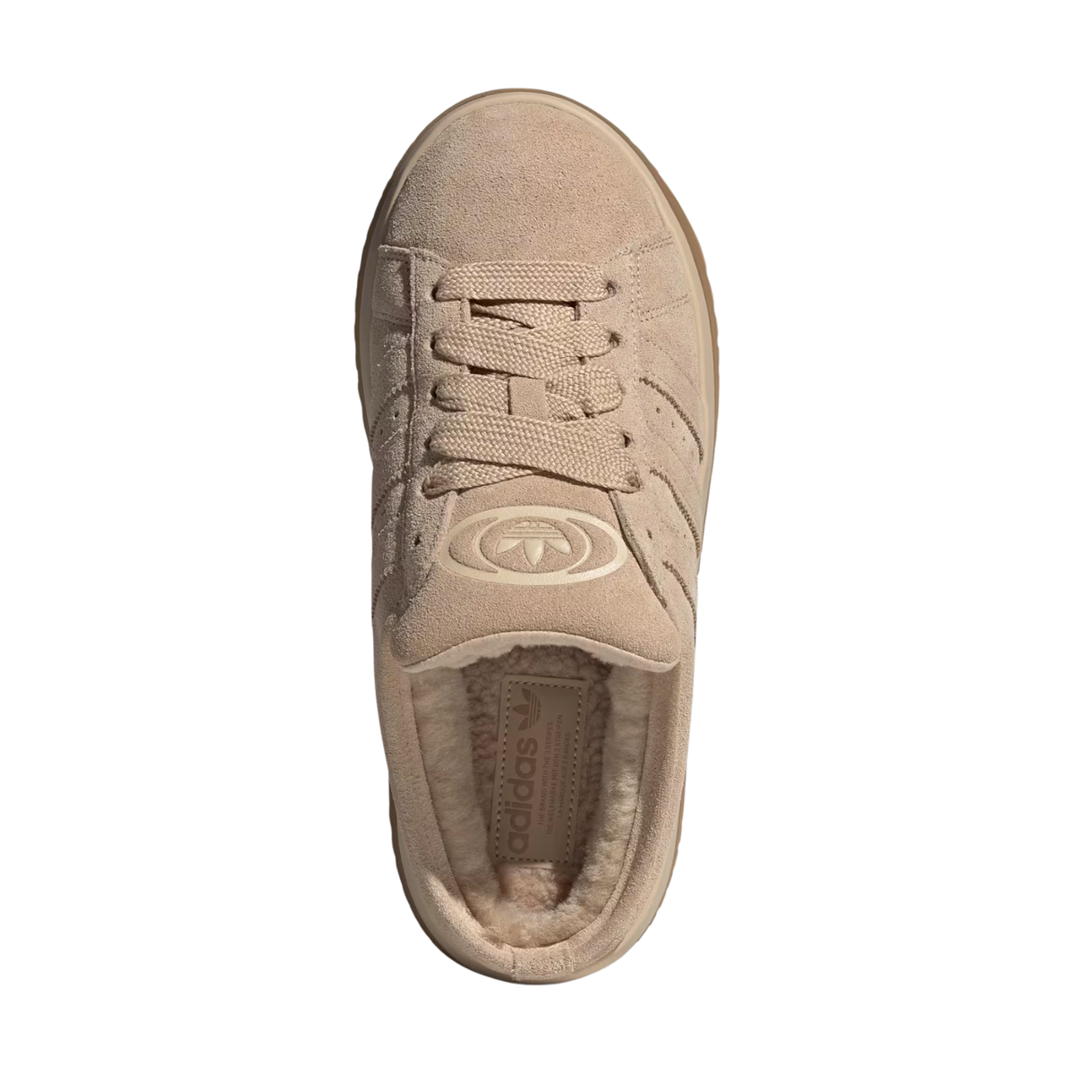 Doublure chaude en peau de mouton de la Adidas Campus 00s Winter Low JR3732