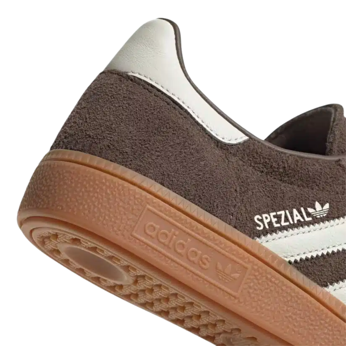 Détail du talon et du marquage Spezial de l’Adidas Handball Spezial IF6490