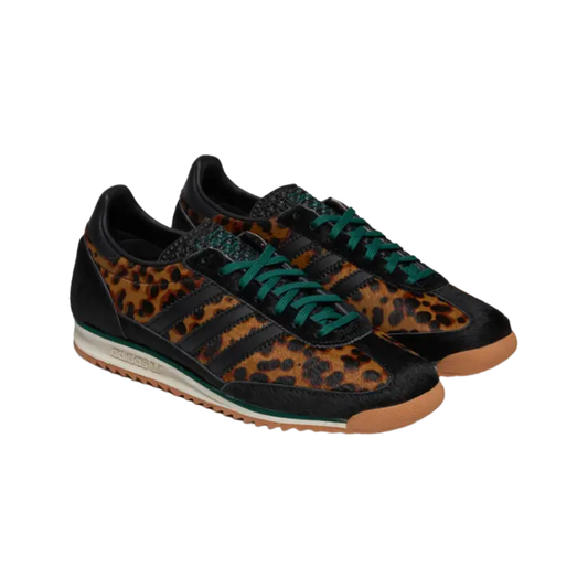 Vue latérale de l’Adidas SL 72 OG Leopard Collegiate Green JI0187