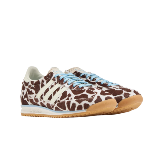 Vue arrière de la Adidas SL 72 OG Cow Print Crystal Linen