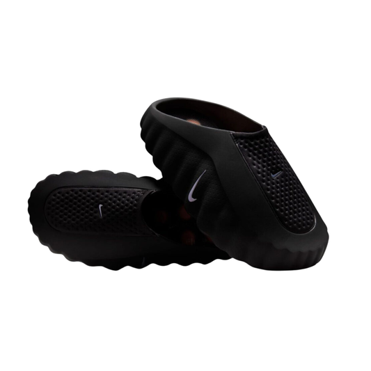 Paire de Nike Mind 001 Slide Black Chrome HQ4309-001 vue trois quarts