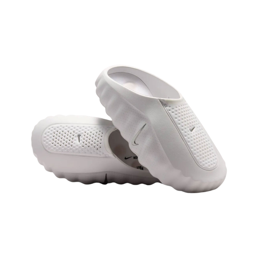 Paire de Nike Mind 001 Slide Summit White HQ4309-101 vue trois quarts
