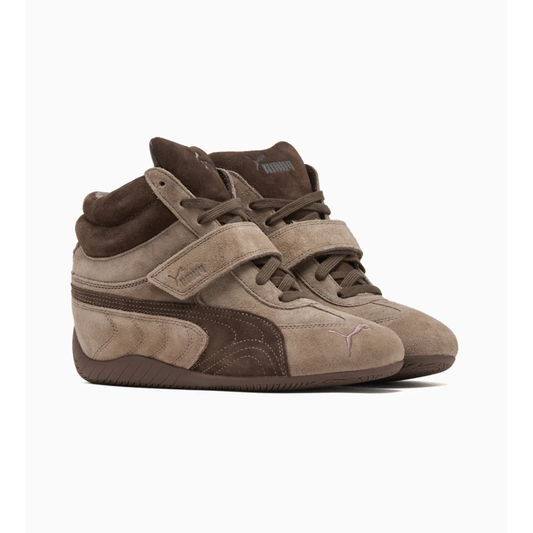 PUMA Speedcat Wedge taupe femme en cuir