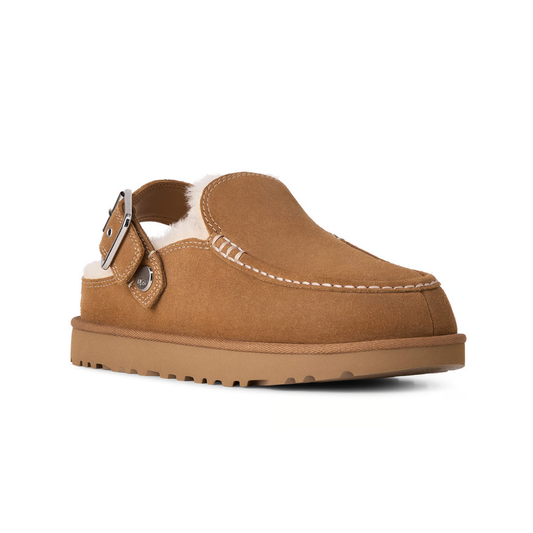 UGG Goldenstar Evelina Clog Chestnut 1180251-CHE vue trois quarts