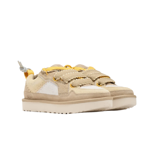 UGG Lo Lowmel Biarritz Mustard Seed femme en daim beige