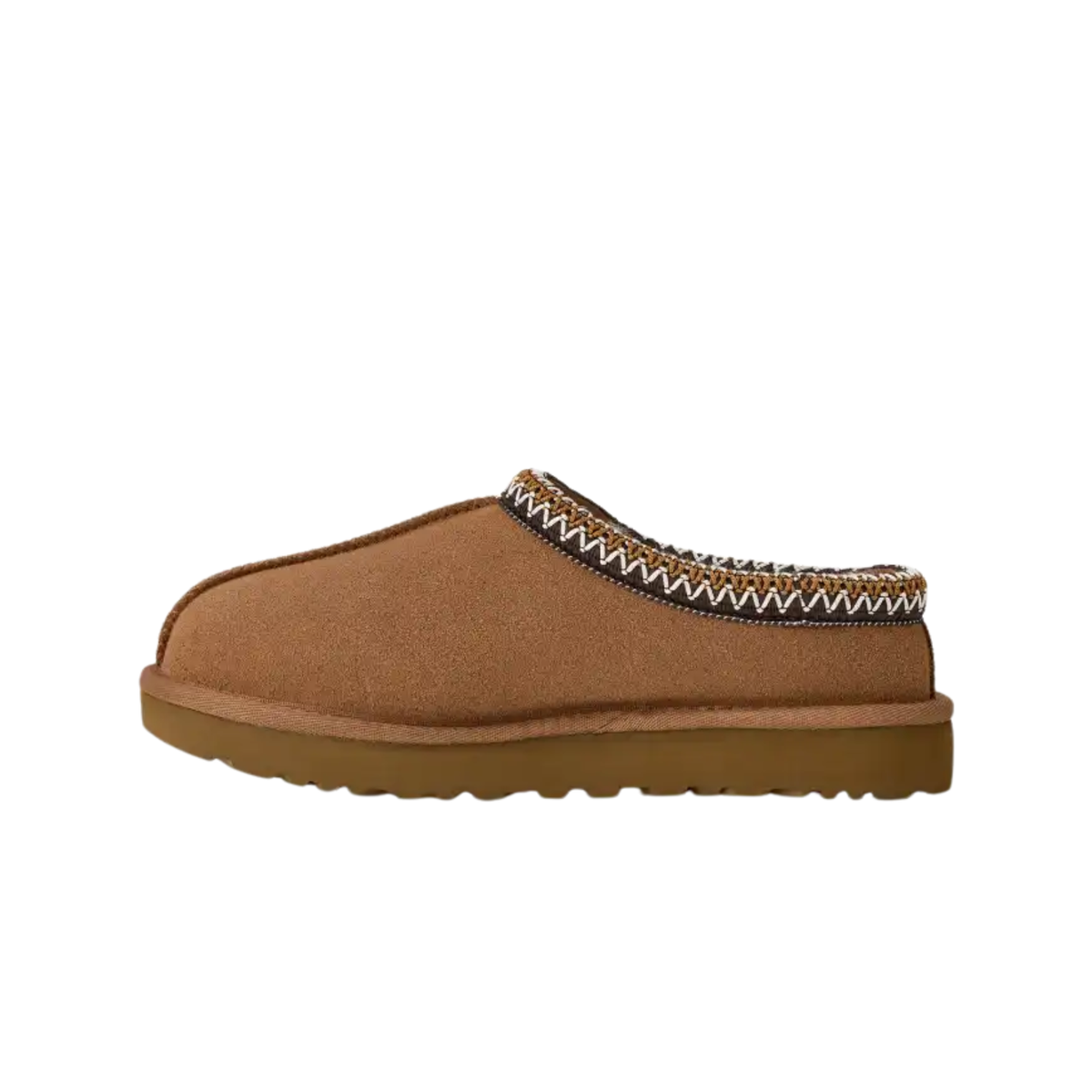 Vue latérale de la UGG Tasman Chestnut Femme en daim marron