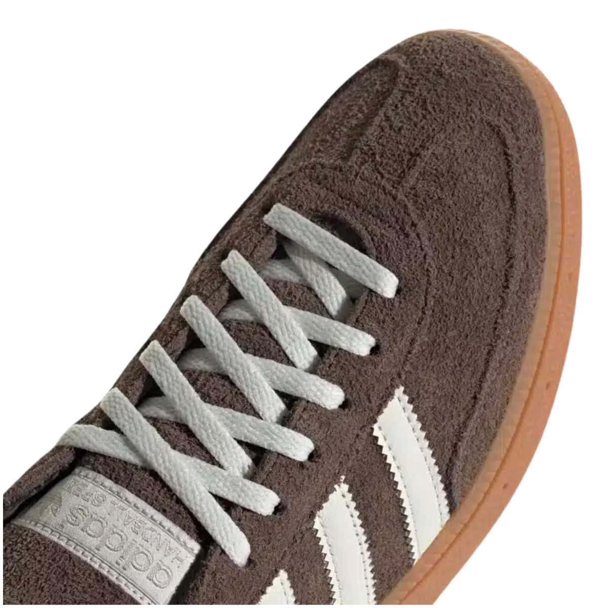 Paire d’Adidas Handball Spezial Earth Strata IF6490 vue de trois quarts