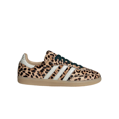 Adidas Samba OG Leopard Magic Beige Femme KI6674 vue de profil