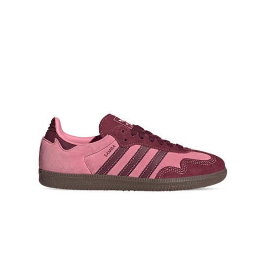 Adidas Samba OG Pink Spark Shadow Red Femme IH6704 vue de profil
