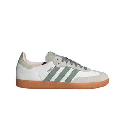Adidas Samba OG Silver Green Putty Mauve Femme ID0492 vue de profil