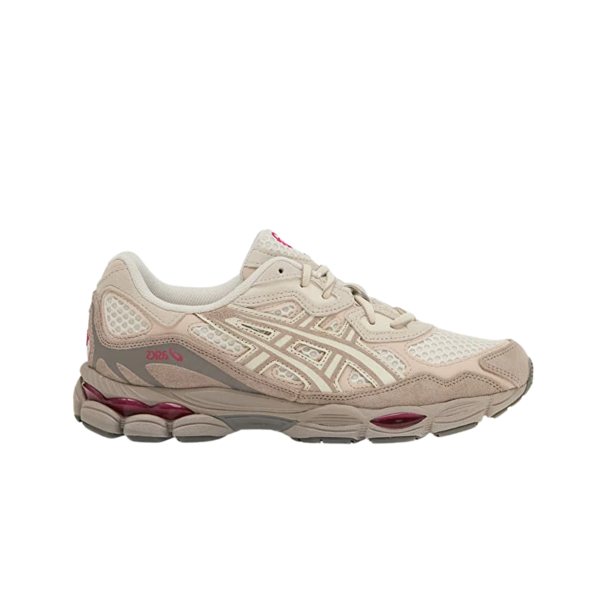 ASICS Gel-NYC Cream Moonrock 1203A372-100 beige vue de profil