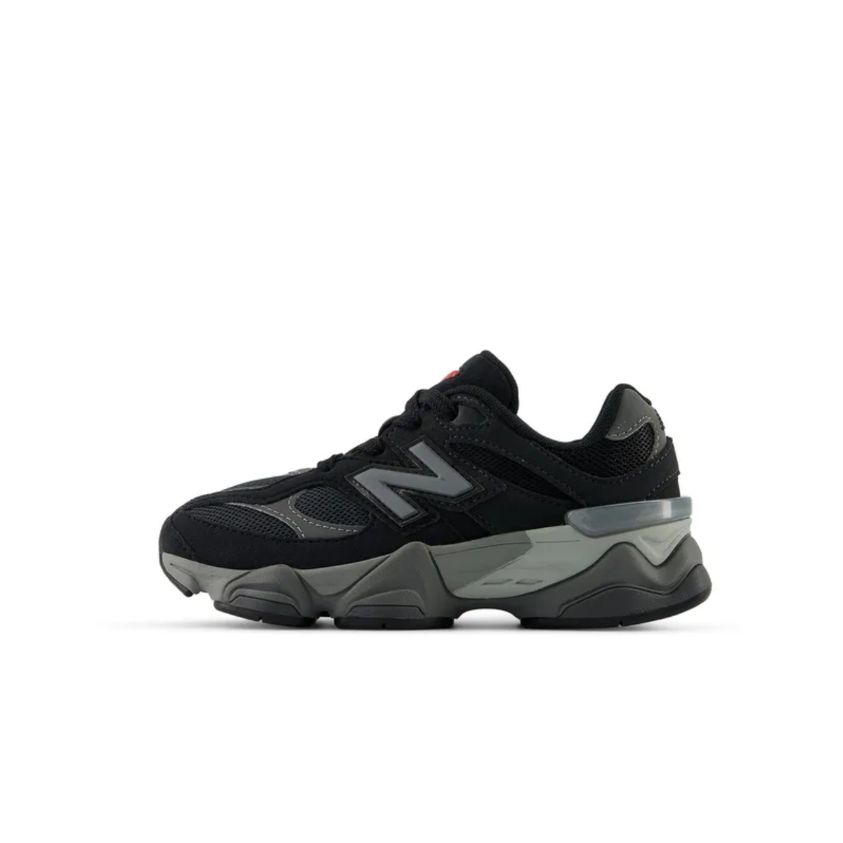 New Balance 9060 Black Castlerock GS GC9060BK vue de profil côté gauche