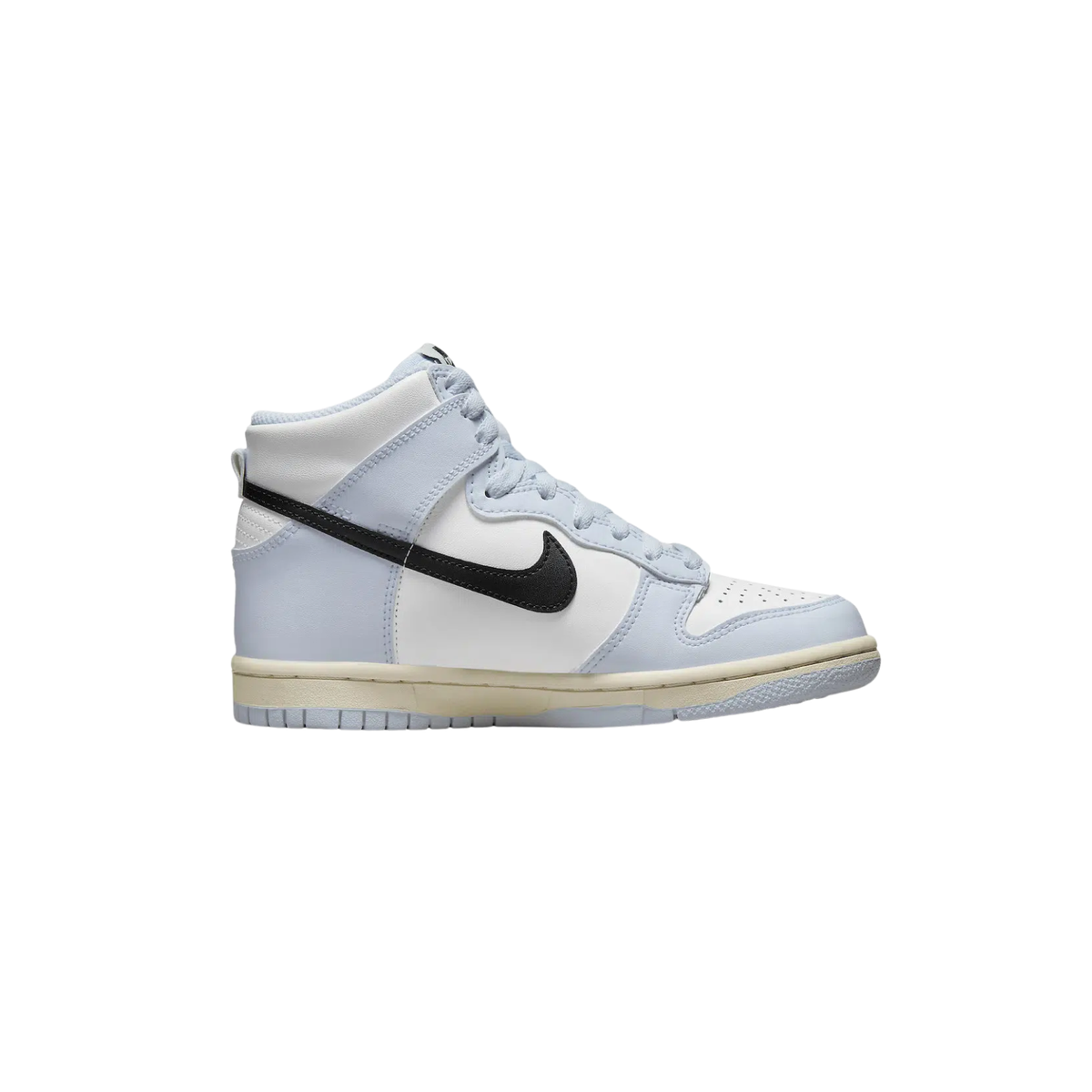 Nike Dunk High Aluminum GS DB2179-110 vue de profil côté gauche