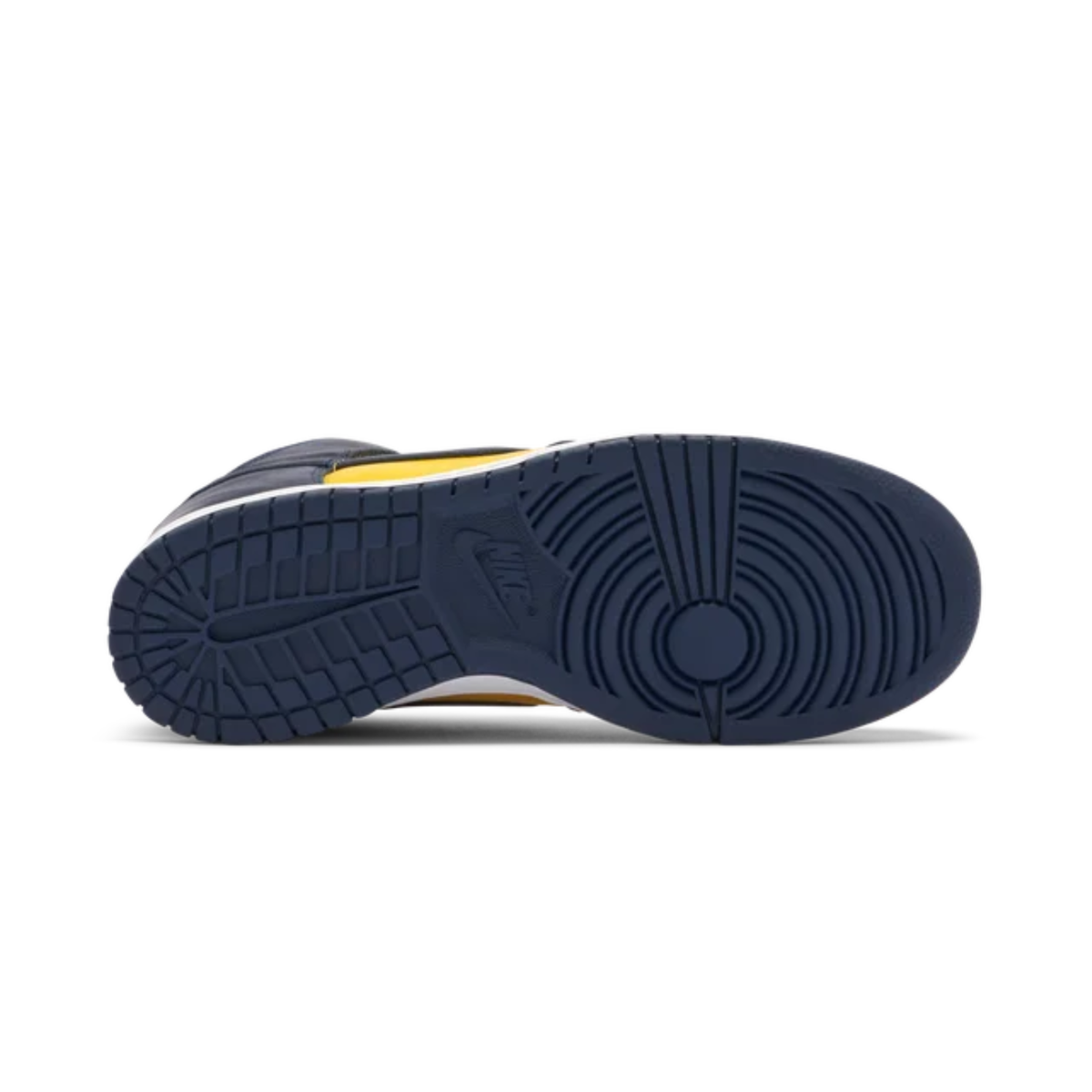 Semelle extérieure bleu marine de la Nike Dunk High Michigan 2020 CZ8149-700