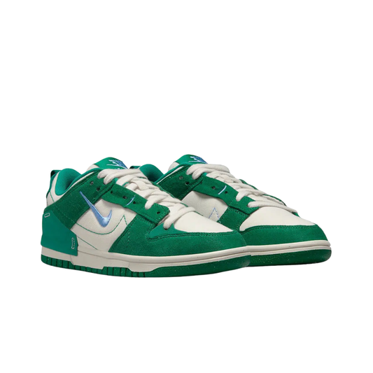 Nike Dunk Low Disrupt 2 Malachite beige et verte vue latérale