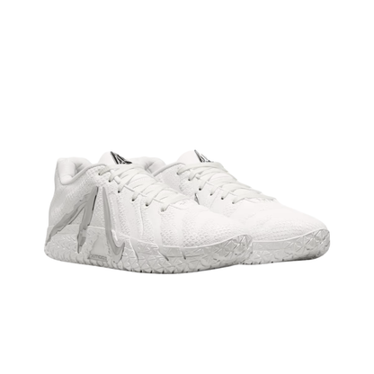 Nike Ja 3 White Label blanche avec détails chromés