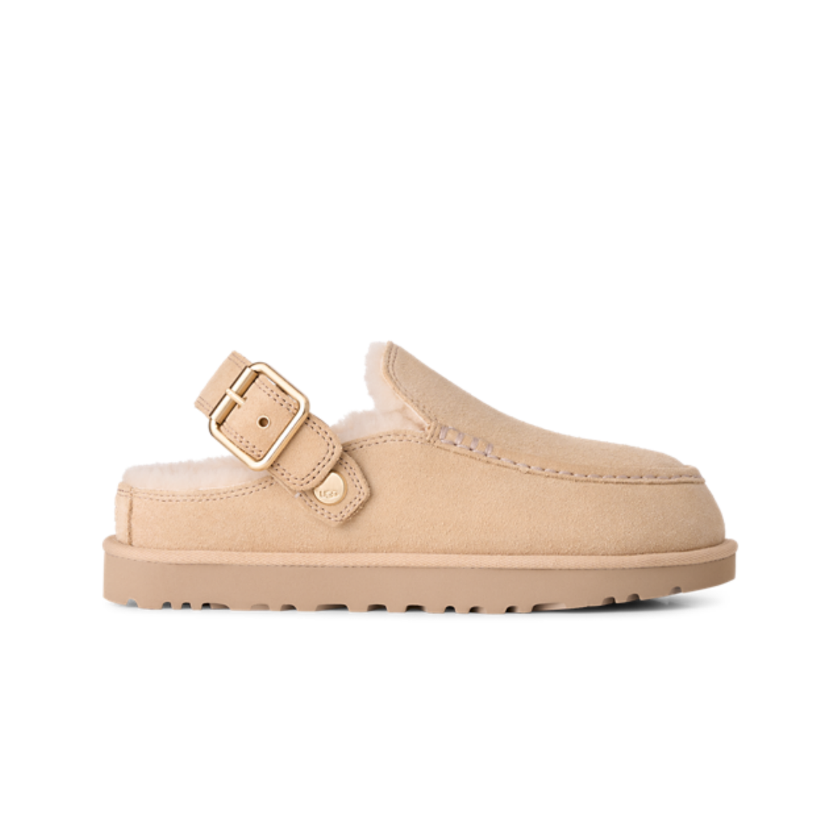 UGG Goldenstar Evelina Clog Sand Castle Femme 1180251-SNDC vue de profil