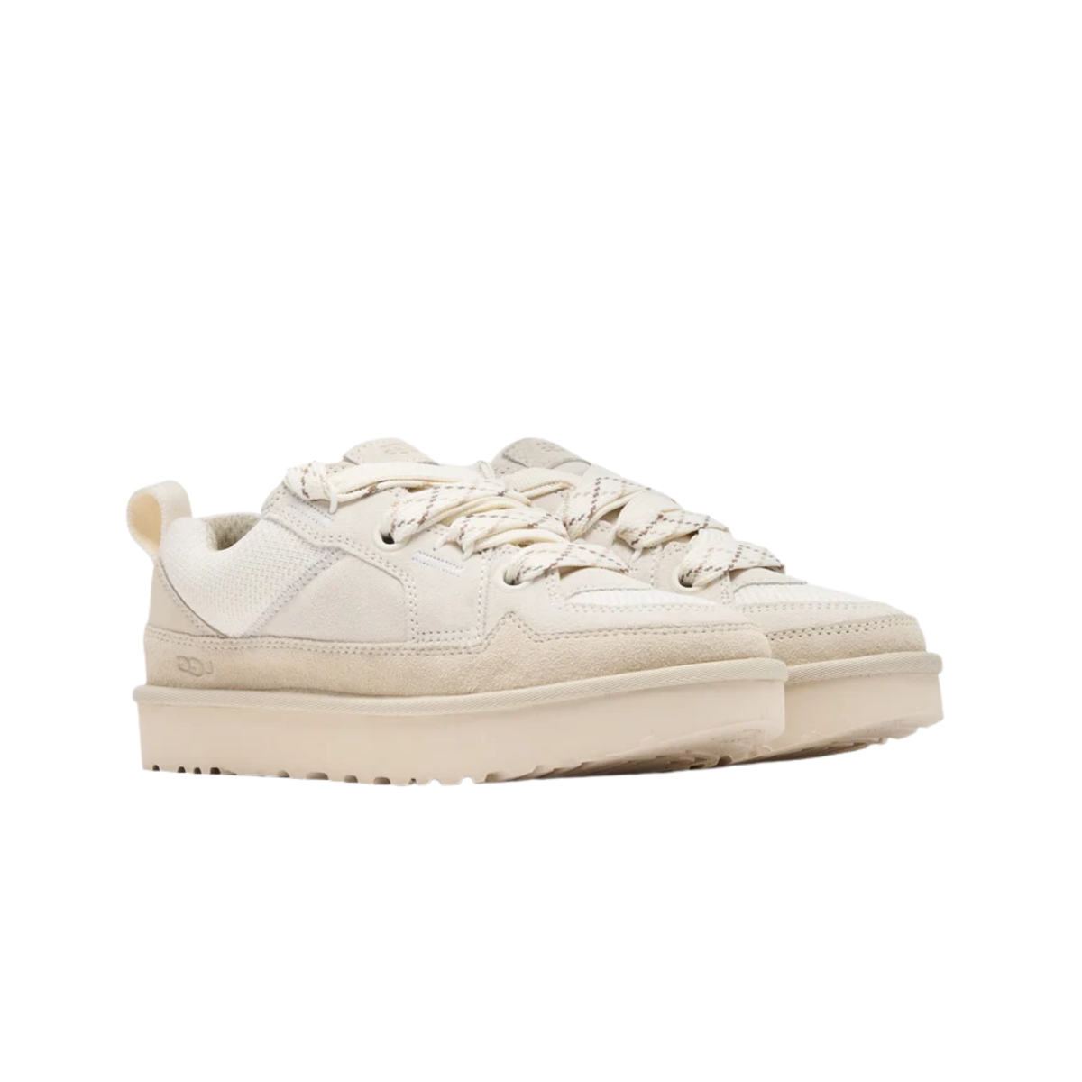UGG Lo Lowmel Jasmine beige femme en daim et textile