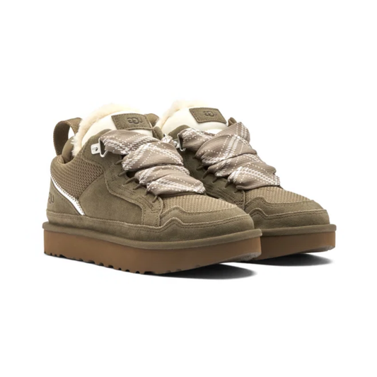 UGG Lowmel Antilope femme kaki en daim et toile