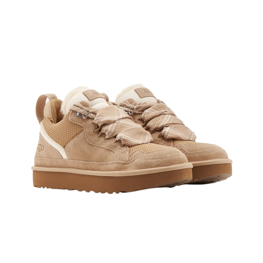 UGG Lowmel beige femme en daim et textile