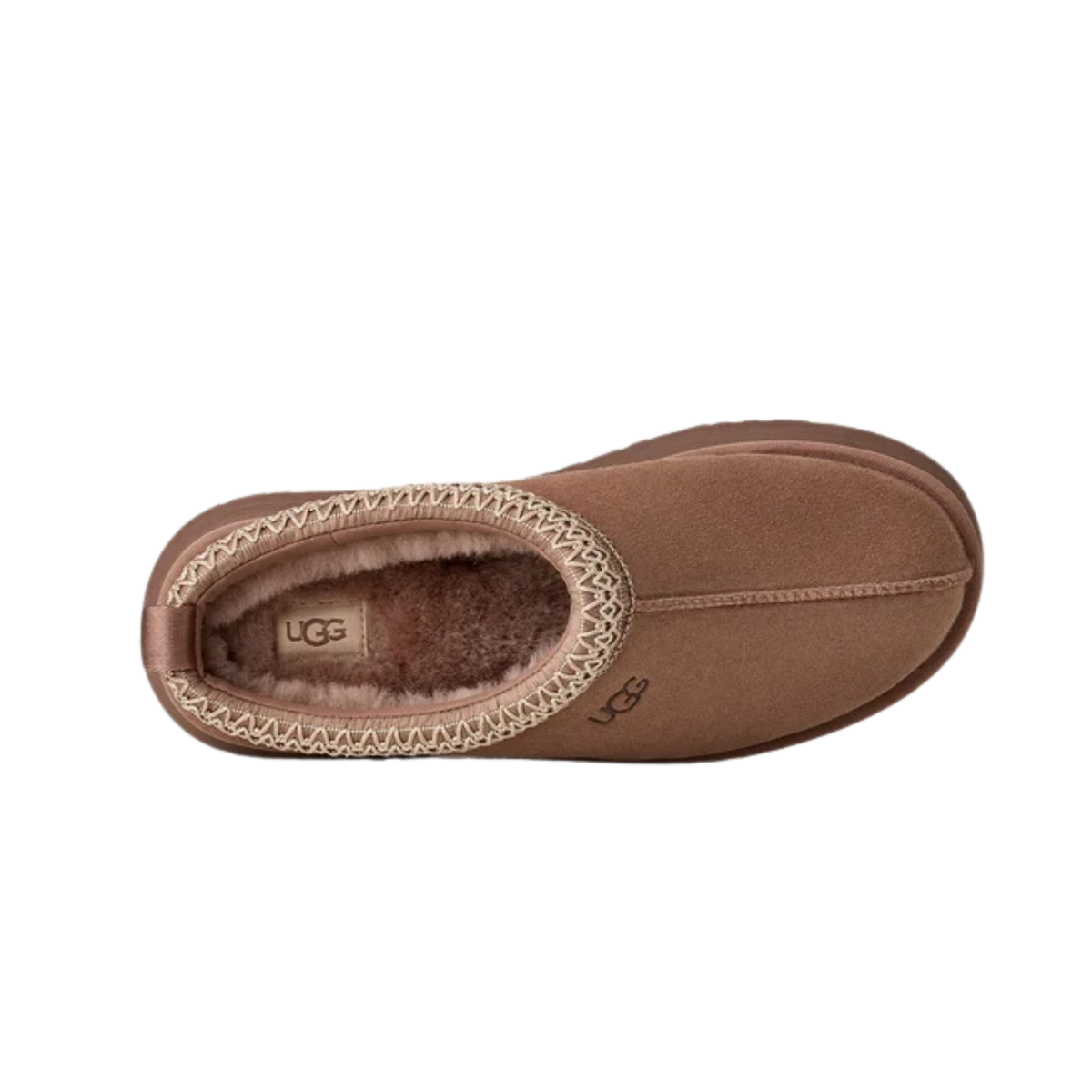 Vue arrière de la UGG Tazz II Rocky Oak avec tirant au talon