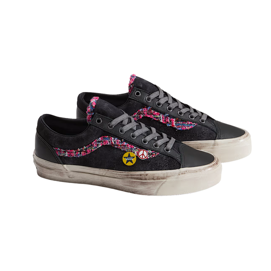 Vans Old Skool 36 LX Souvenir Black noire avec détails décoratifs